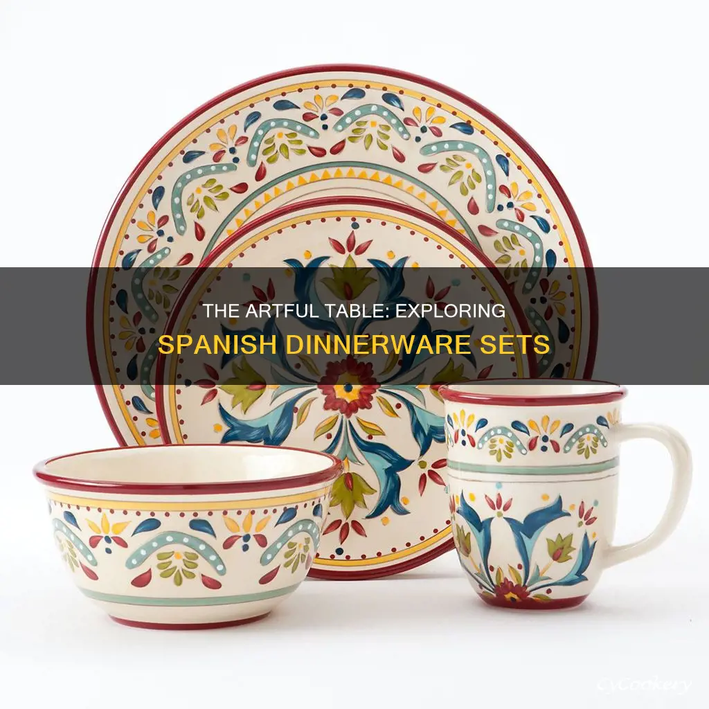 spanish dinnerware sets