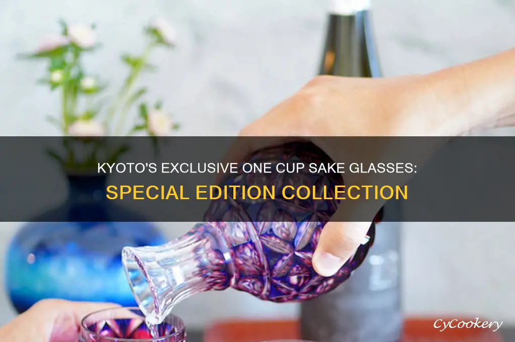 special edition one cup sake glasses from kyoto