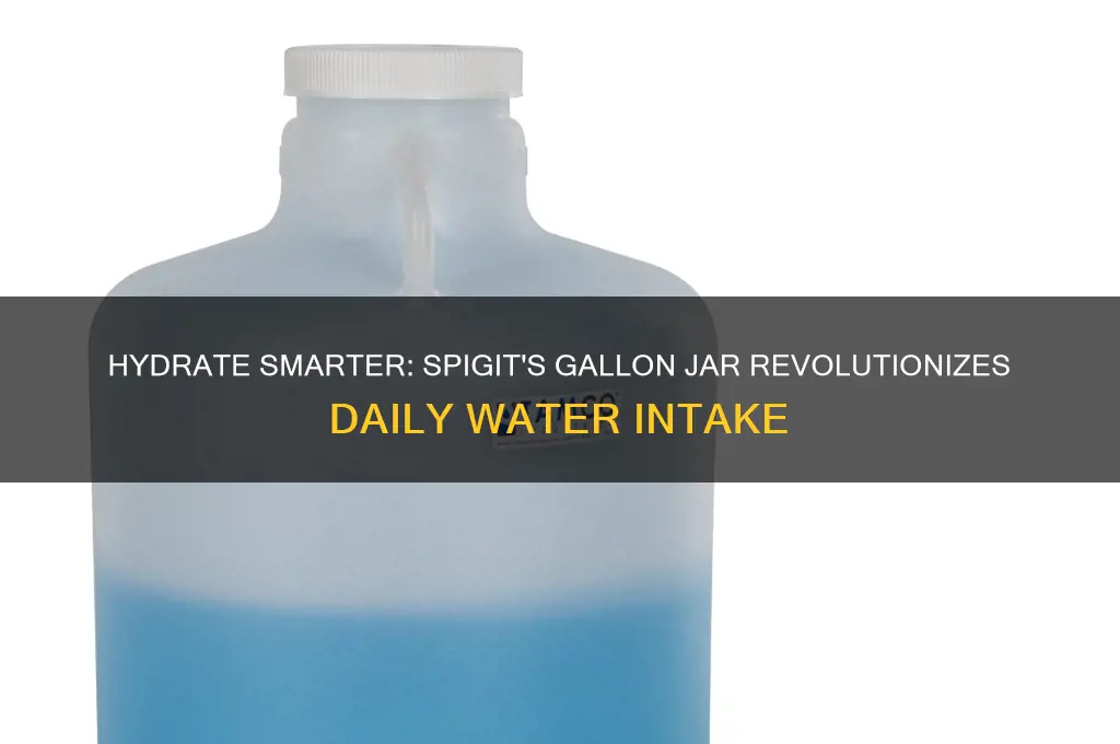 spigit on drinking water gallon jar