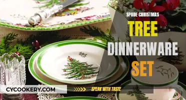 Christmas Tree Dinnerware Set: A Festive Table