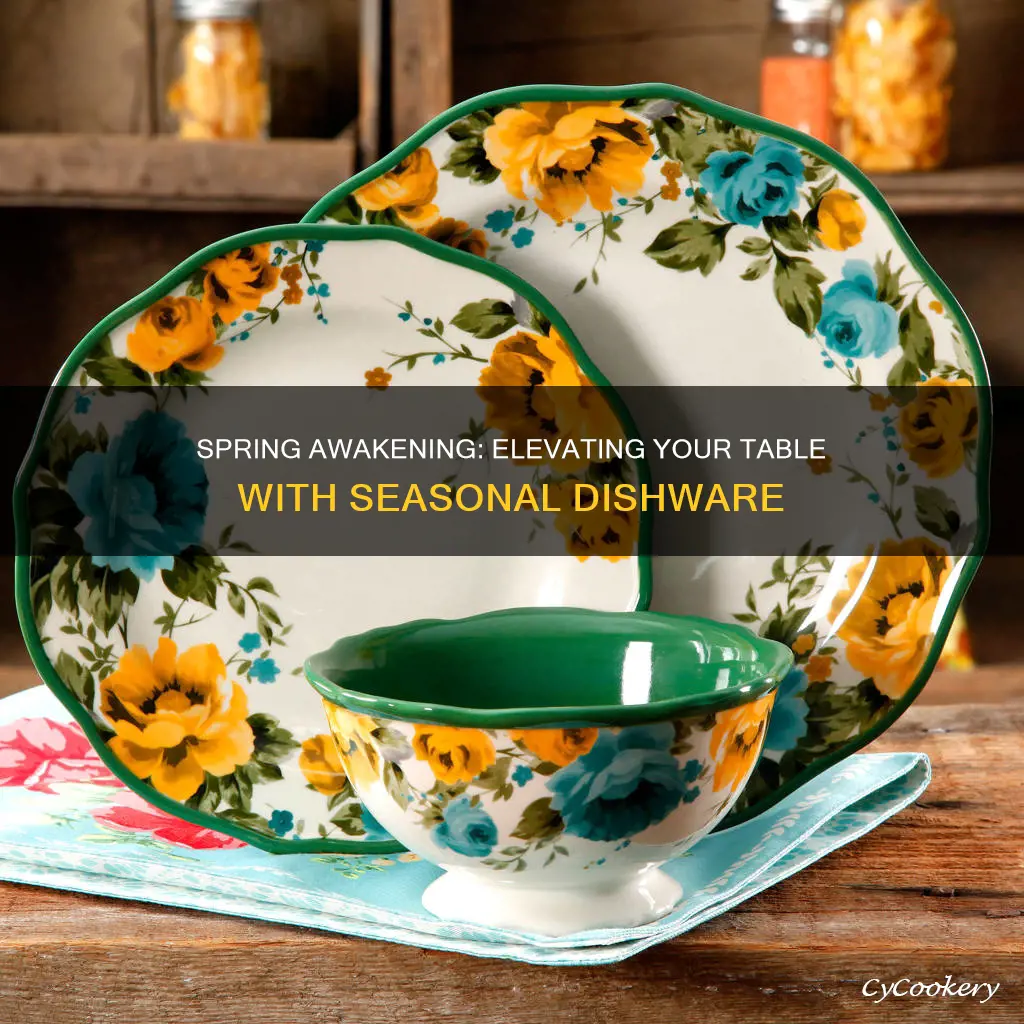 spring dish sets