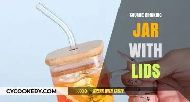 Square Drinking Jars with Lids: Stylish, Functional, and Eco-Friendly Choice