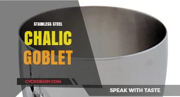 Elegant Stainless Steel Chalice Goblet: Timeless Design for Modern Celebrations