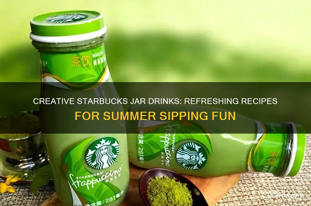 starbucks jar drinks
