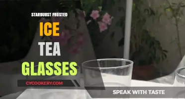 Starburst Frosted Ice Tea Glasses: Elevate Your Summer Sips in Style
