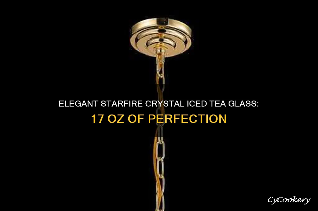 starfire 17 oz crystal iced tea glass