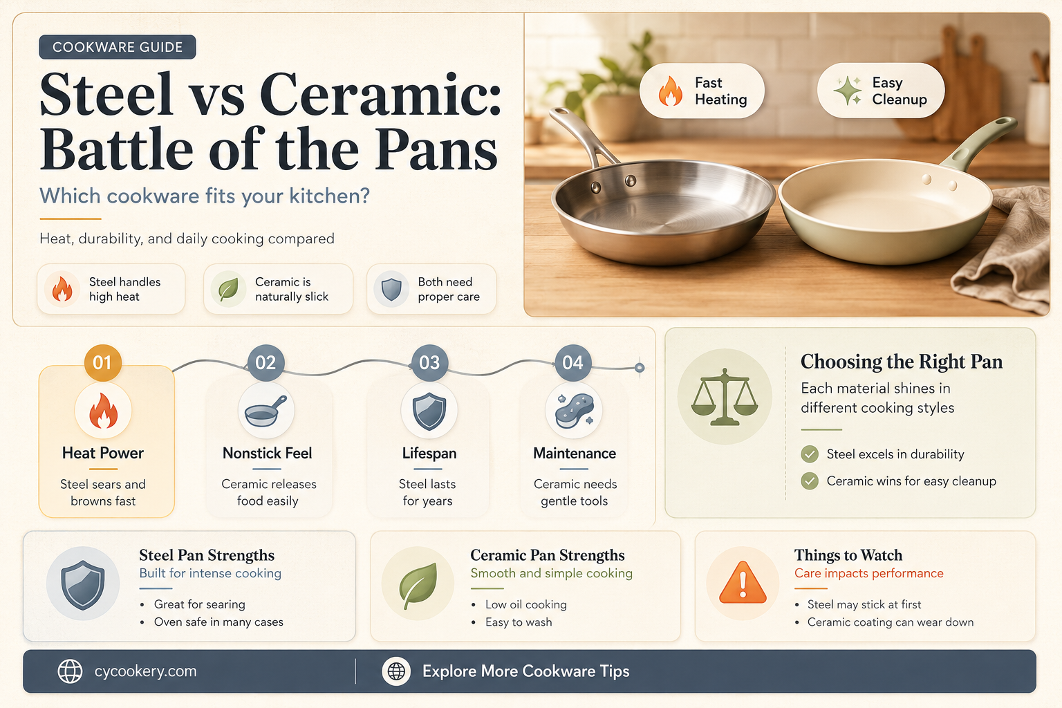 are ceramic or stainless steel pans better