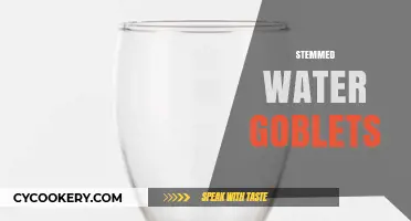 Elegant Stemmed Water Goblets: Enhancing Your Dining Experience with Style