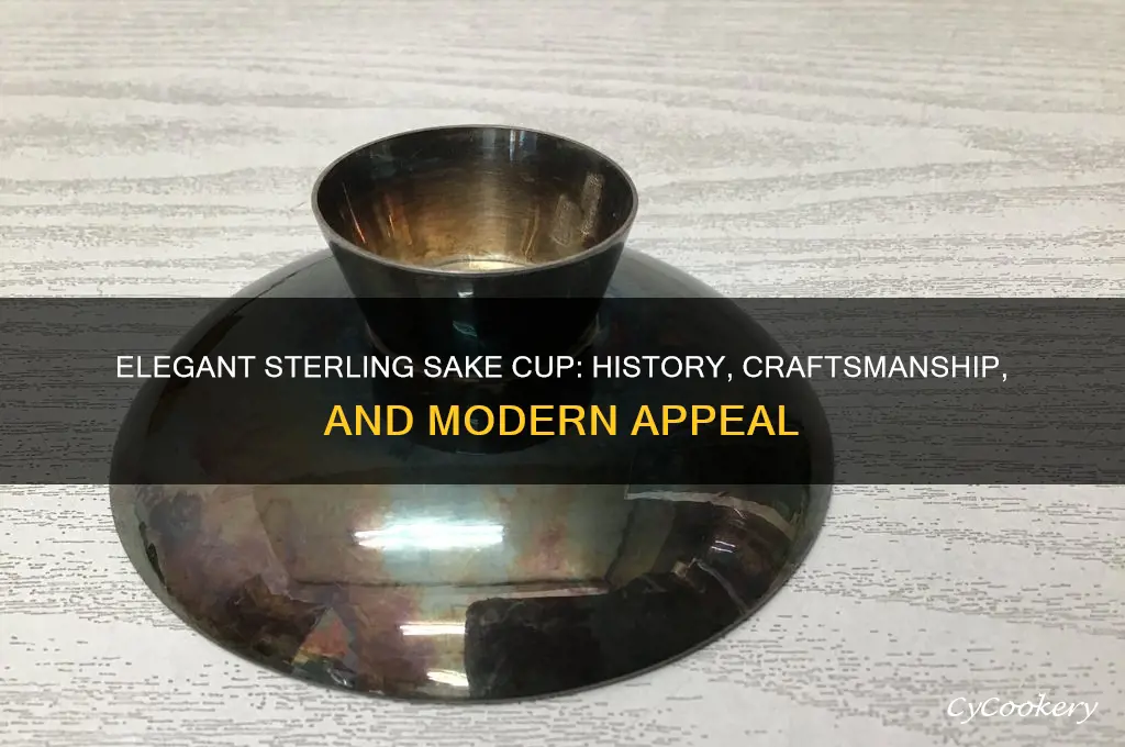 sterling sake cup