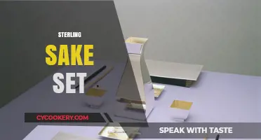 Elegant Sterling Sake Set: A Timeless Addition to Your Table