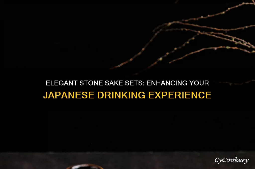stone sake set