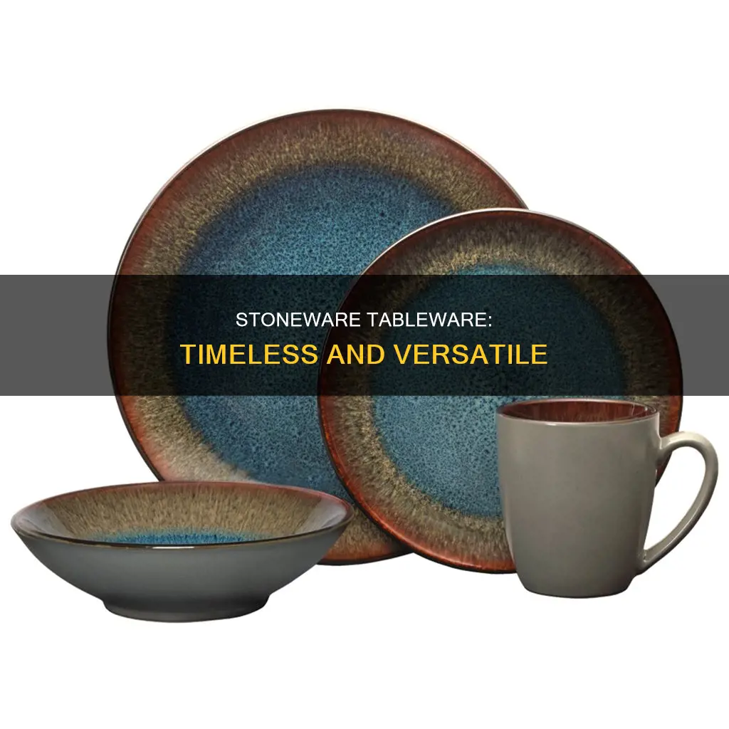 stoneware tableware