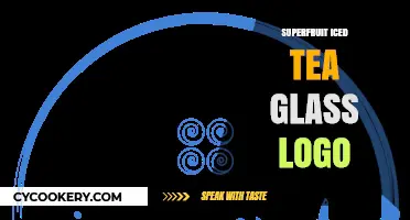 Refreshing Superfruit Iced Tea Logo Design for Glass Packaging