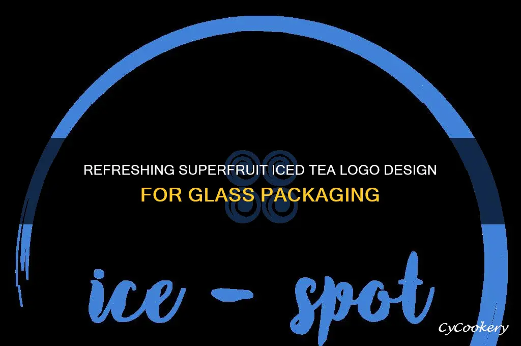 superfruit iced tea glass logo