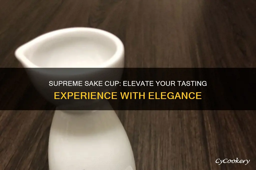 supreme sake cup