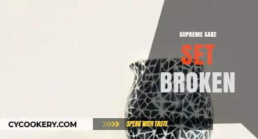 Broken Supreme Sake Set: Causes, Repairs, and Replacement Options