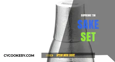 Elevate Your Sake Experience with the Supreme Tin Sake Set
