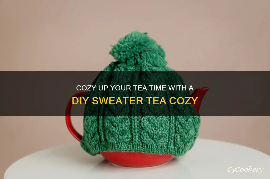 sweater tea cozy