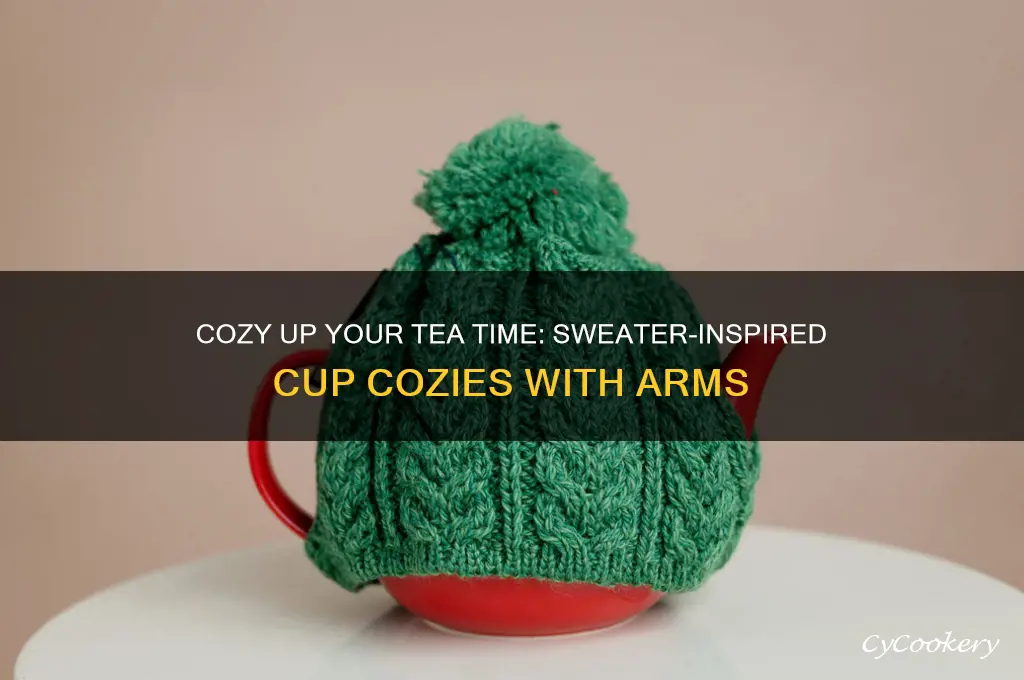 sweater with arms tea cup cozy