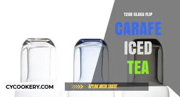 Refreshing Iced Tea Made Easy with T2Go Glass Flip Carafe