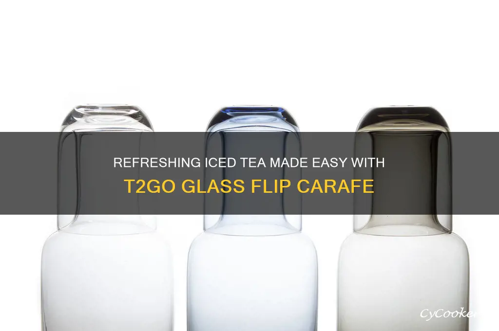 t2go glass flip carafe iced tea