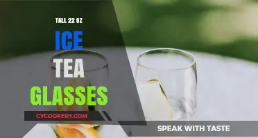 Elevate Your Refreshment: Stylish 22 oz Tall Ice Tea Glasses