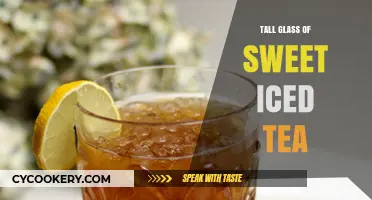 Savor Summer's Bliss: A Tall Glass of Sweet Iced Tea