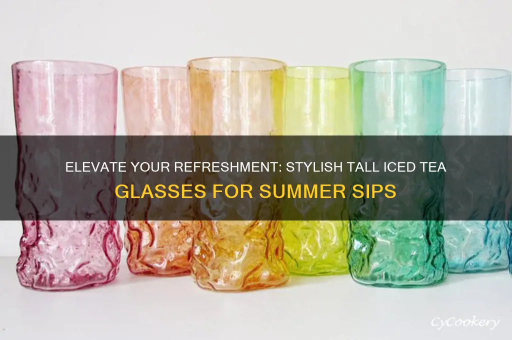 tall iced tea glasses