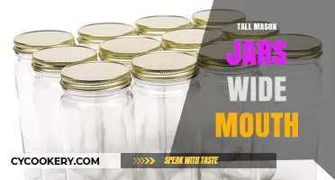 Wide Mouth Tall Mason Jars: Creative Uses and Storage Solutions