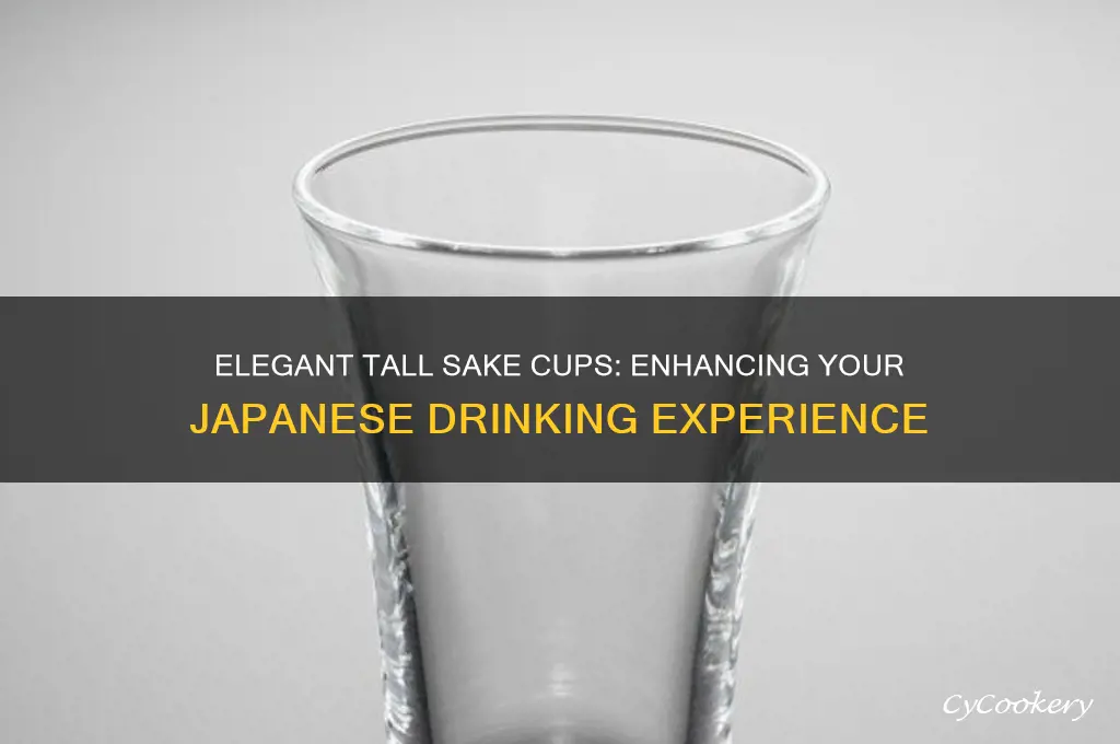 tall sake cup