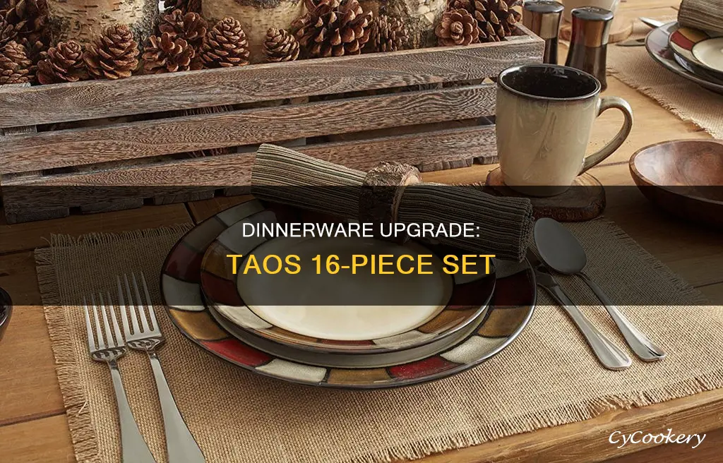 taos 16 piece dinnerware set