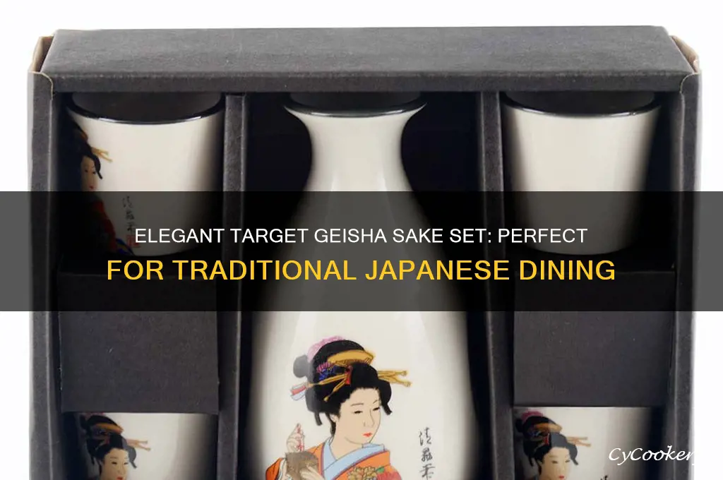 targer geisha sake set