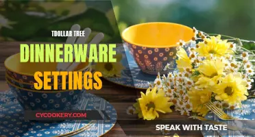 Dinnerware Settings for Less at Dollar Tree