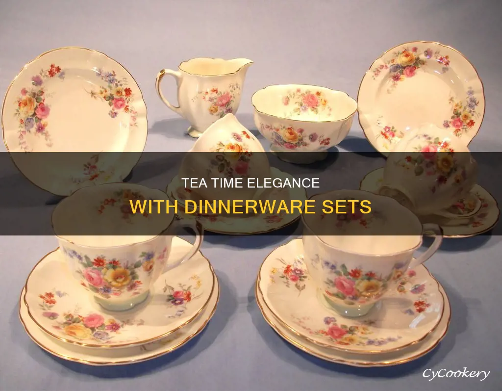 tea and dinnerware set