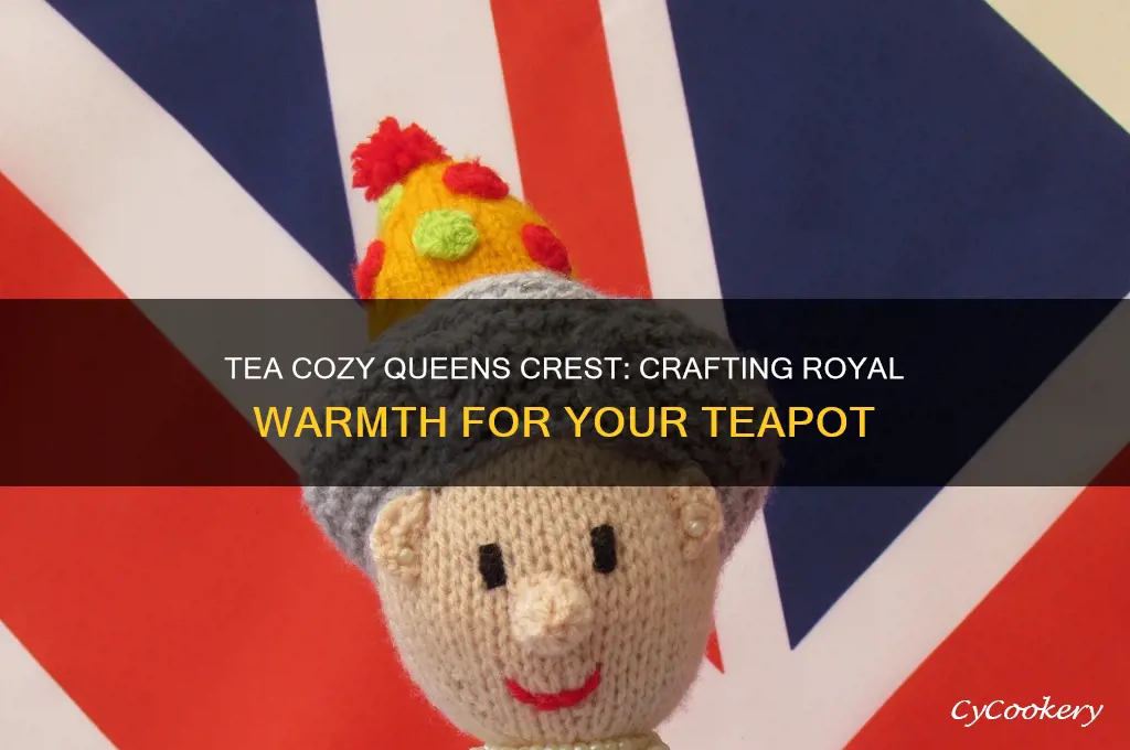 tea cozy queens crest