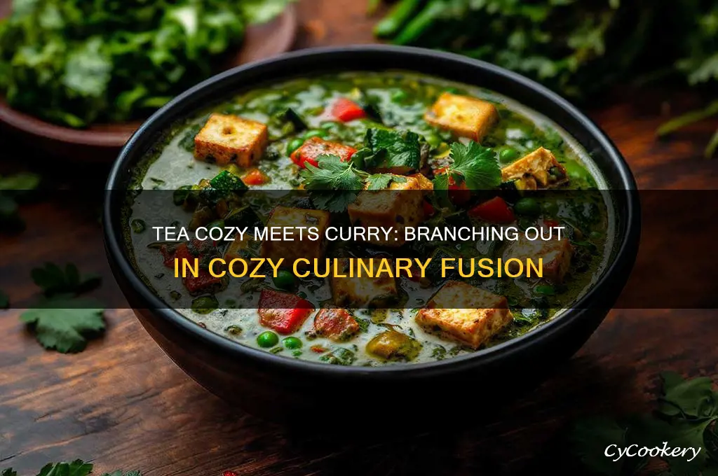 tea cozy working in a branch of curry