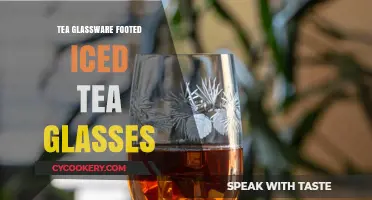 Elegant Footed Iced Tea Glasses: Perfect for Summer Refreshment