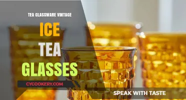 Vintage Ice Tea Glasses: Timeless Elegance for Your Summer Sips