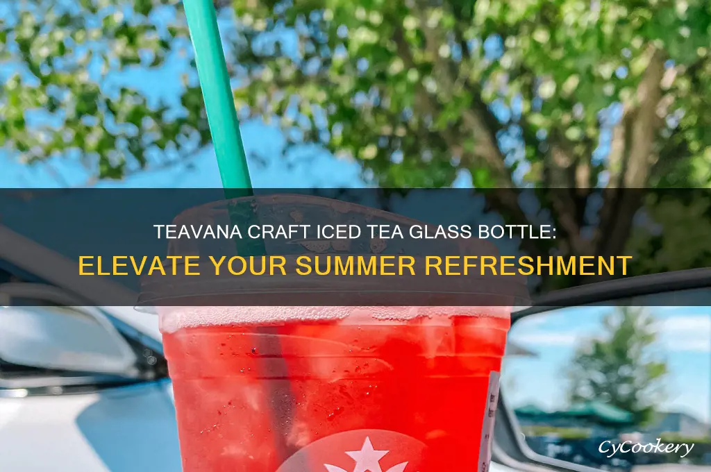 teavana craft iced tea glass bottle