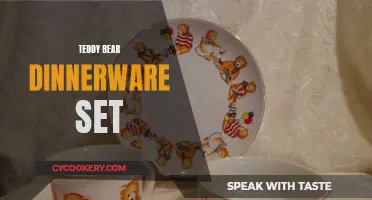 Teddy Bear Dinnerware Set: Adorable Tableware