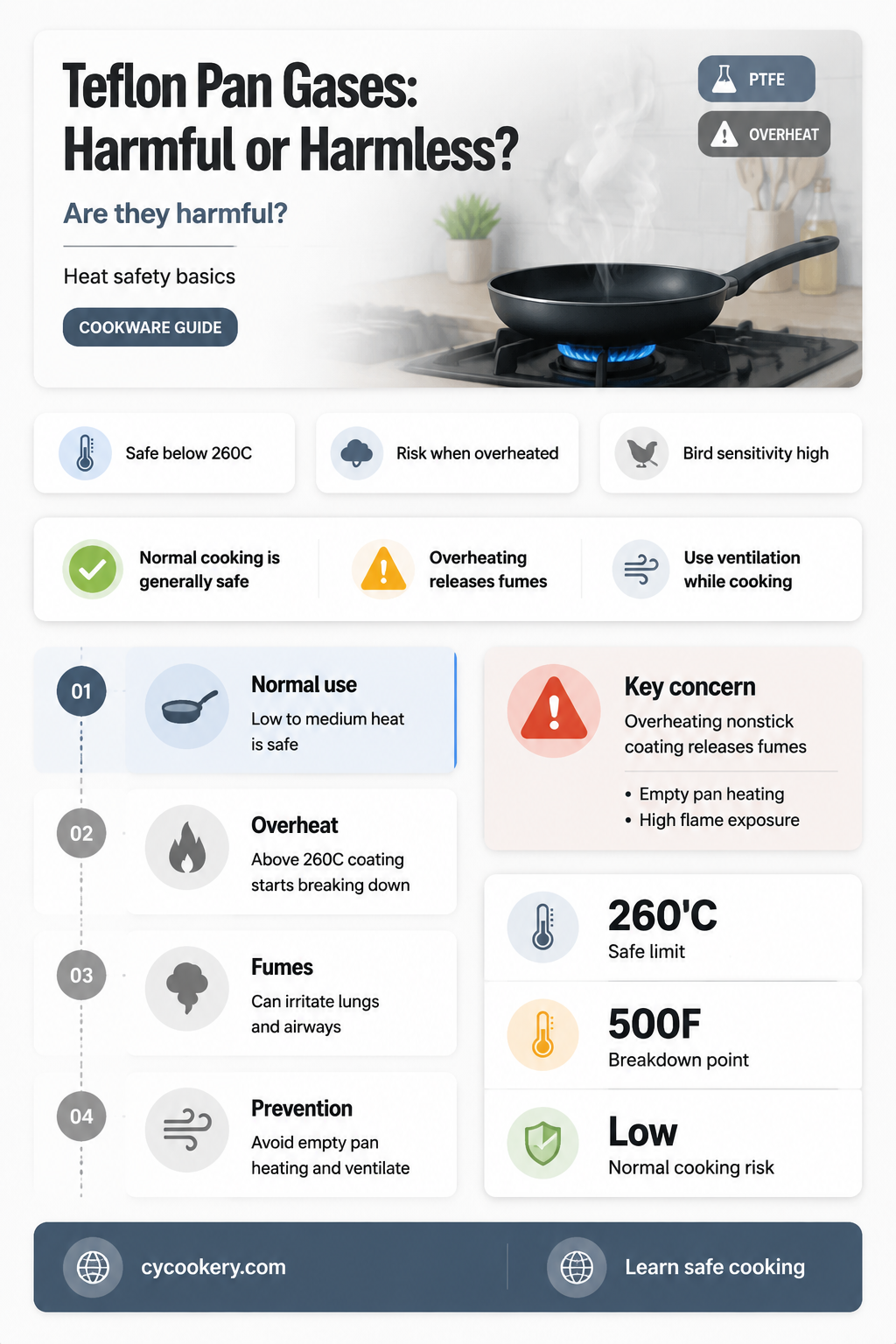 are gases from a burnt teflon pan dangerous to people