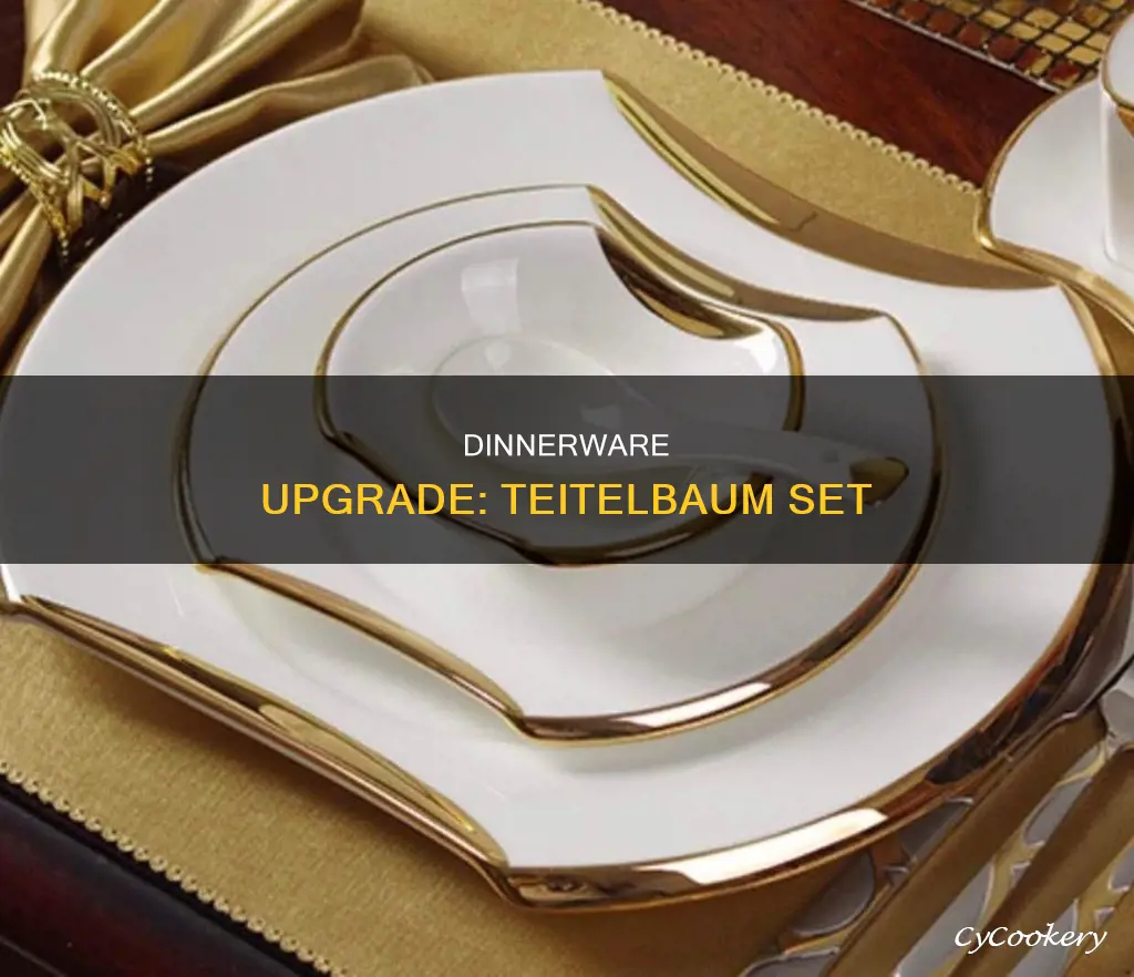 teitelbaum 16 piece dinnerware set