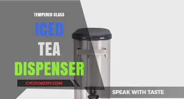 Elegant Tempered Glass Iced Tea Dispenser for Refreshing Summer Parties