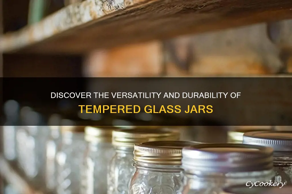 tempered glass jar