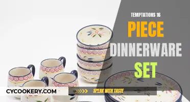 Elegant Entertaining: The Beauty of the Temptations 16-Piece Dinnerware Set