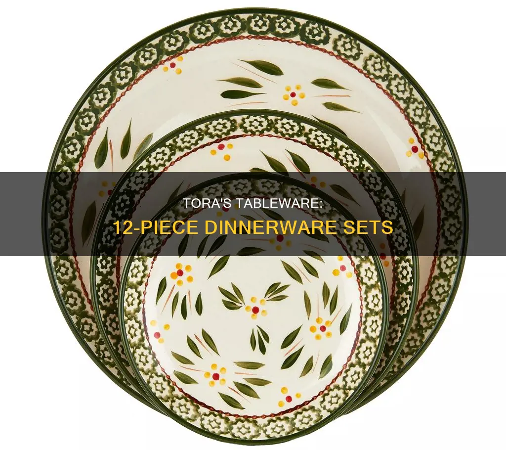 temptations by tora 12 place setting dinnerware sets