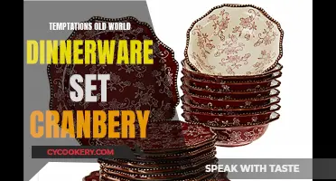 Cranberry Delight: Temptations Dinnerware Set