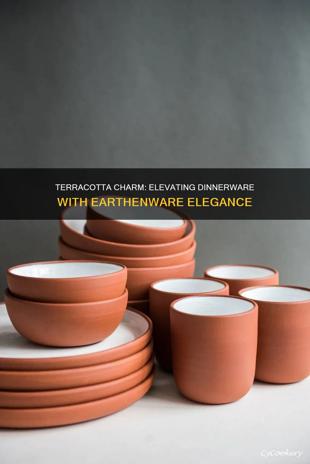 terracotta dinnerware sets