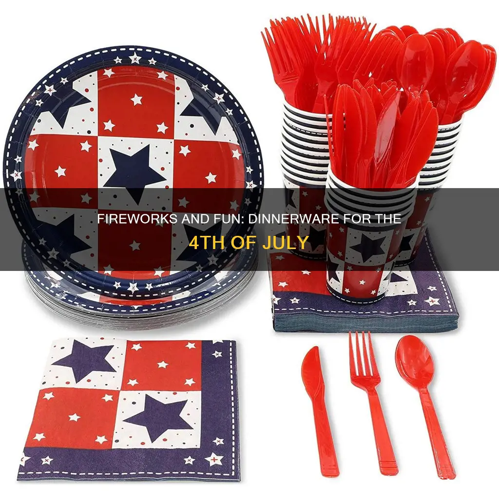 the 4th of july dinnerware sets