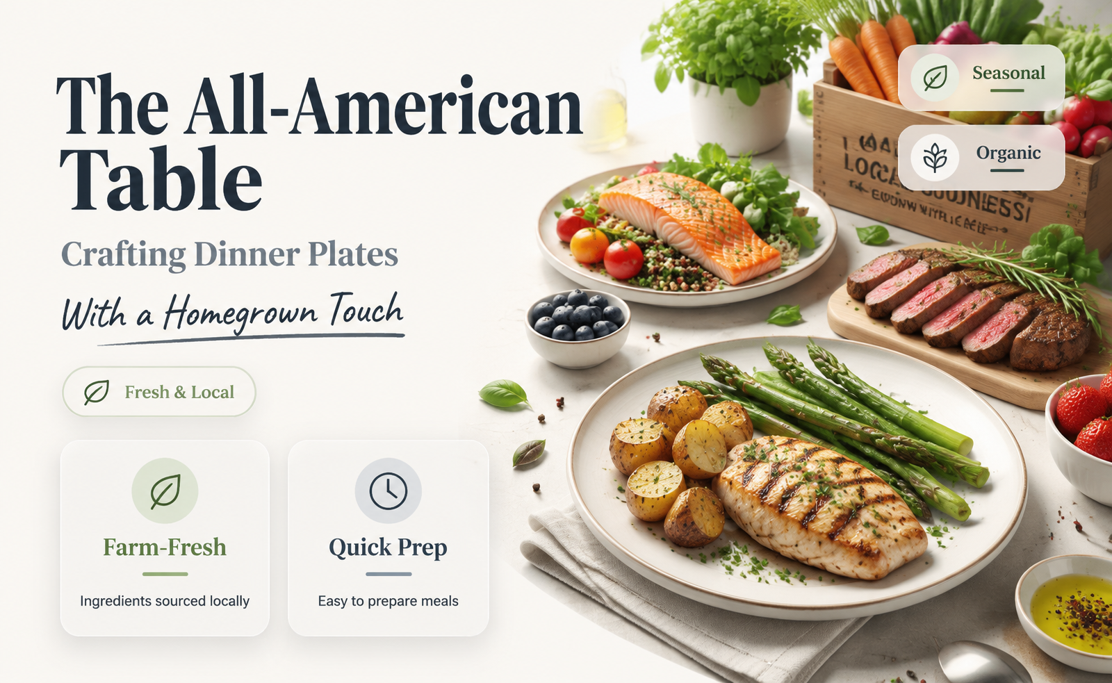 american made dinner plates